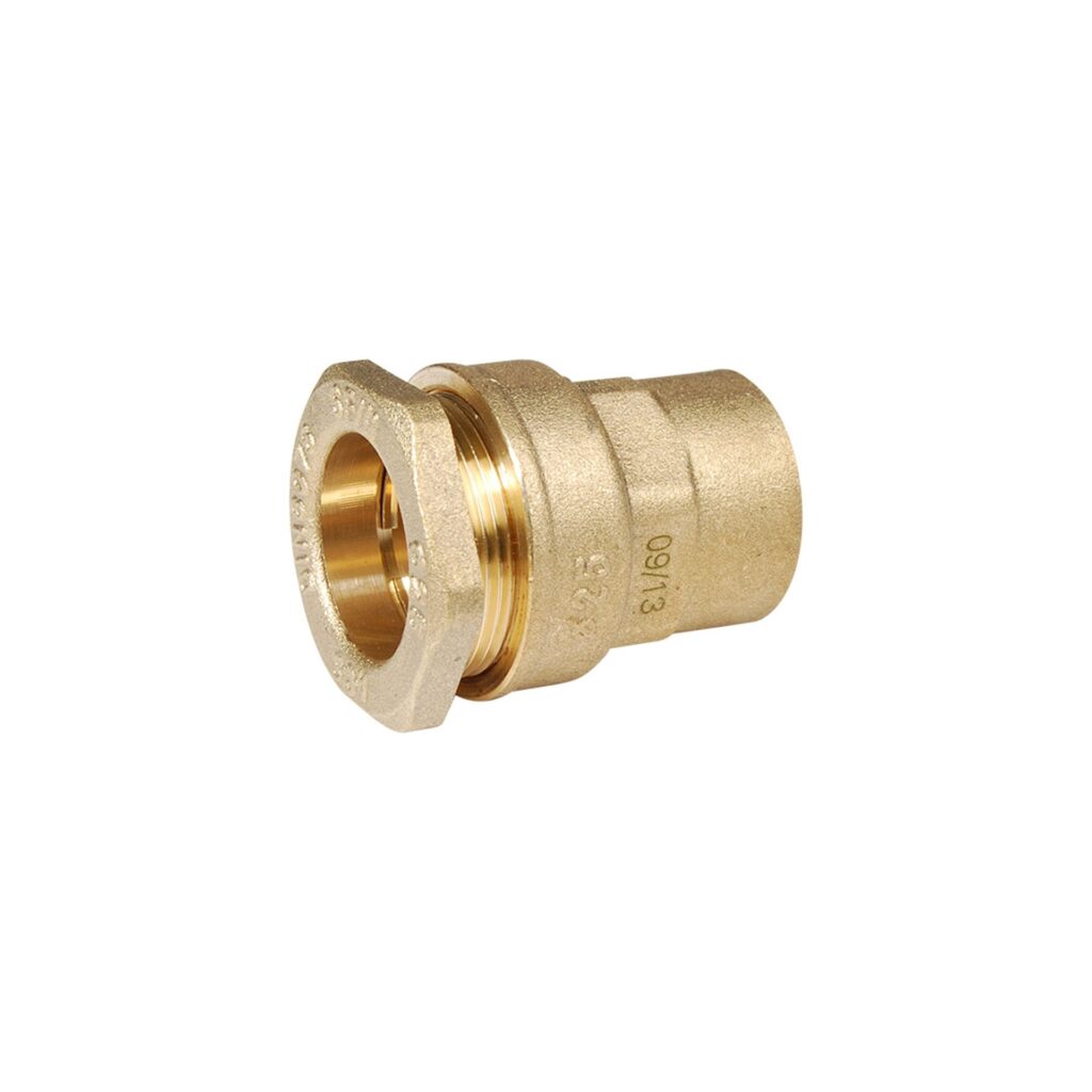 Raccord droit pour polyethylene modele lourd 010n 2" F × 63 – polyéthylène (PE)