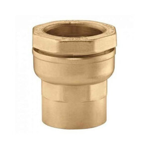 Raccord droit deca pour tube acier et pe 010r 3/4" F × 27