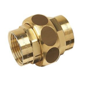 Raccord union en bronze mf à joint plat 5/4" 1333154 – laiton
