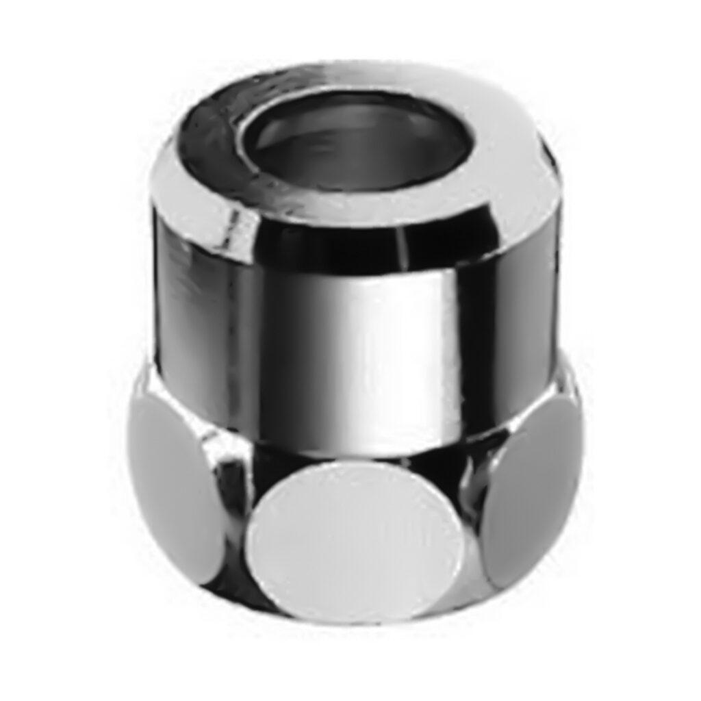 Joints + écrou haut pour raccord chromé 3/8" × 10