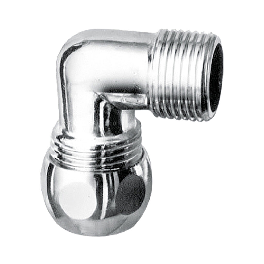 Coude 'schell' 7261 1/2" M × 10 – chromés