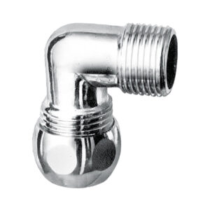 Coude 'schell' 7261 1/2" M × 10 – chromés