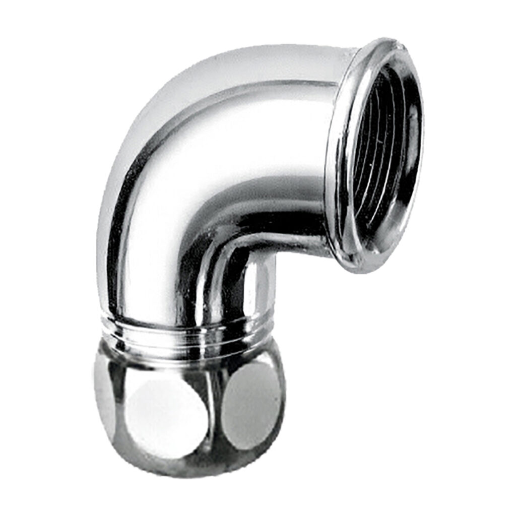 Coude 'schell' 7262 3/8" F × 10 – chromés