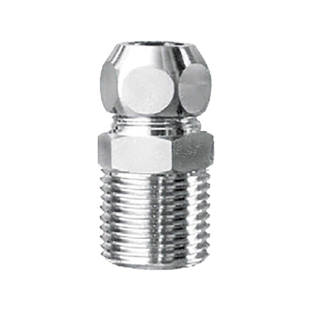 Raccord 'schell' 7271 3/8" M × 10 – chromés