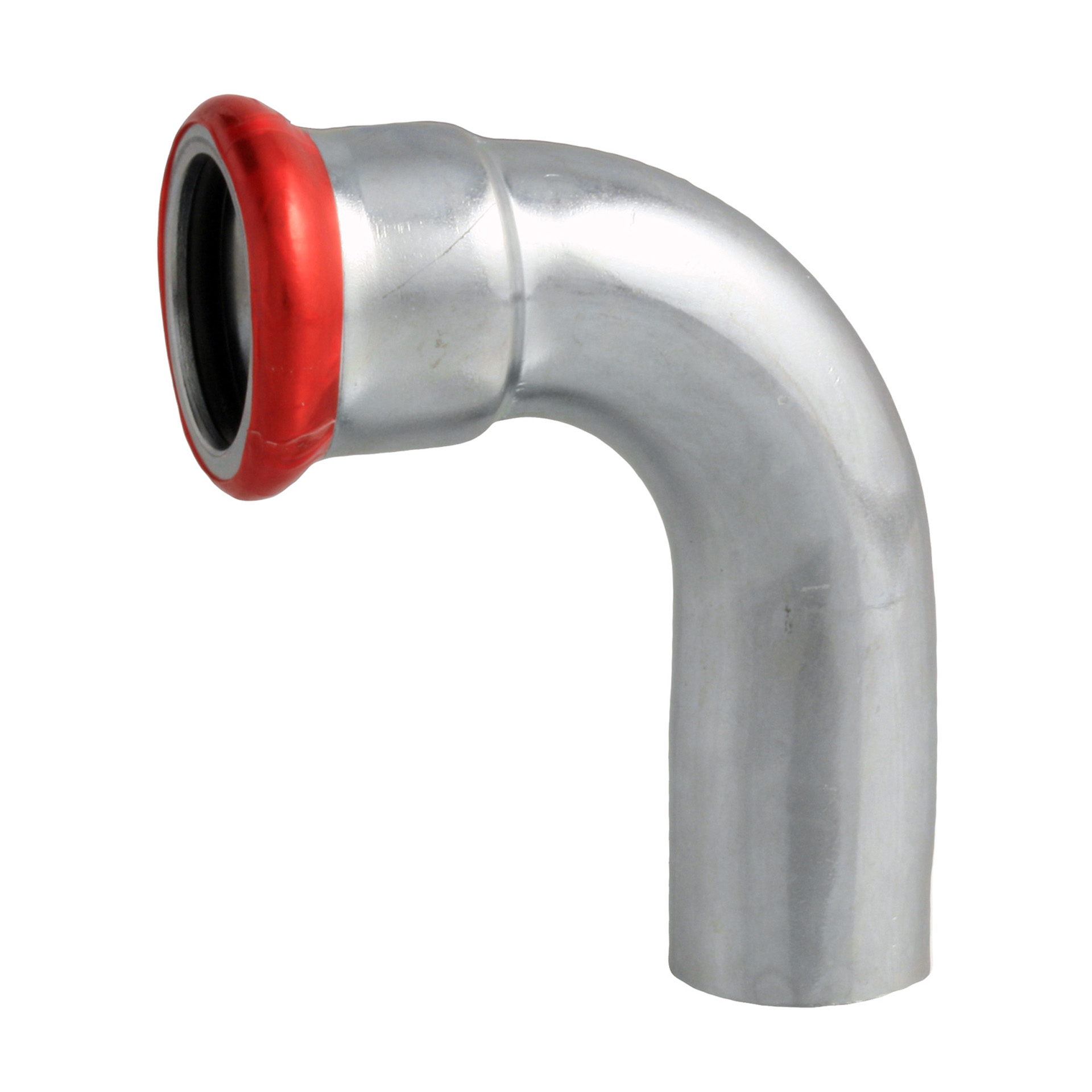 Press acier 'm 'galvanisé coude à emboîter 90° 18 mm mf c21zdlbp – acier électrozingué à sertir
