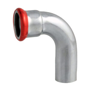 Press acier 'm 'galvanisé coude à emboîter 90° 35 mm mf c21zglbp – acier électrozingué à sertir