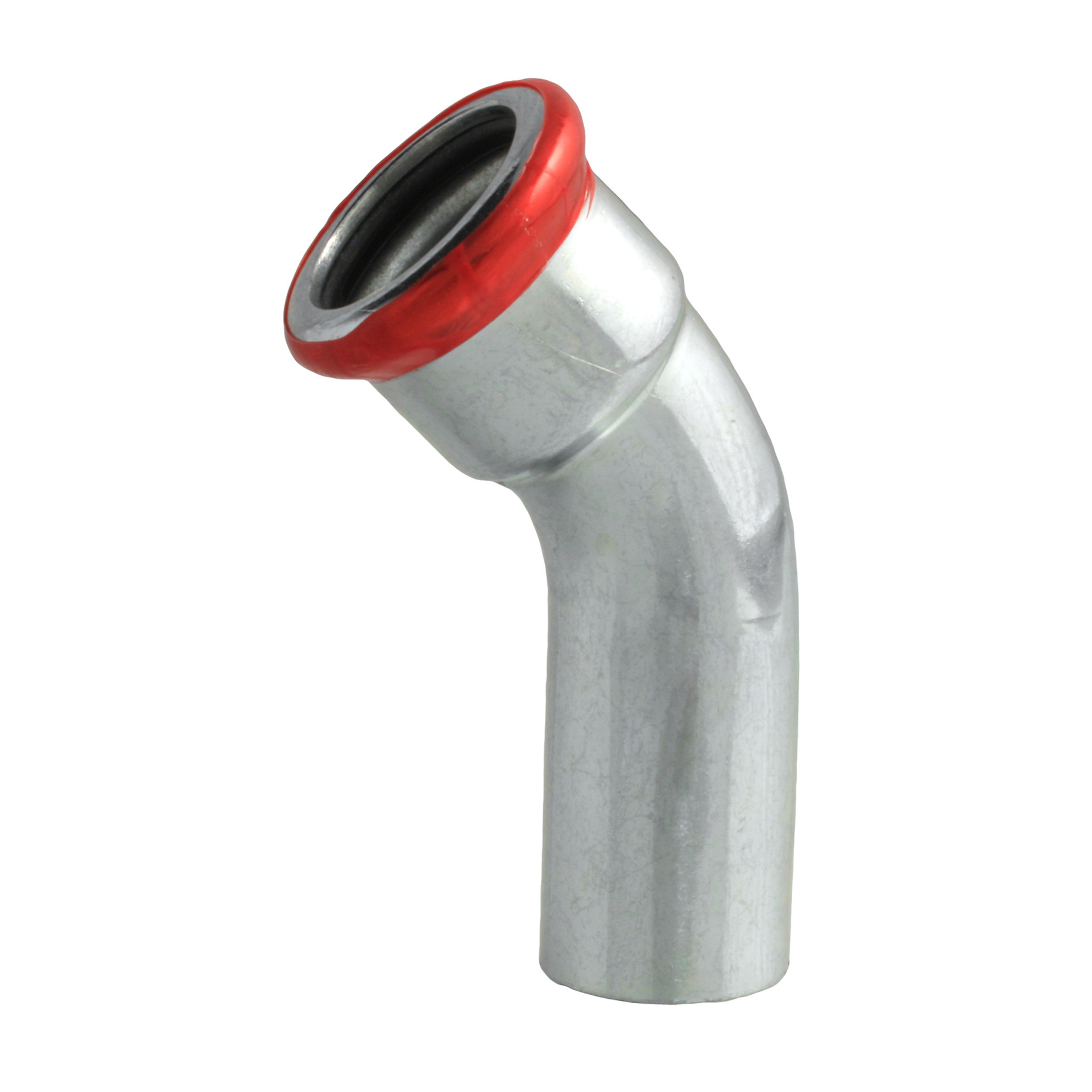 Press acier 'm 'galvanisé coude à emboîter 45° 15 mm mf c23zclbp – acier électrozingué à sertir