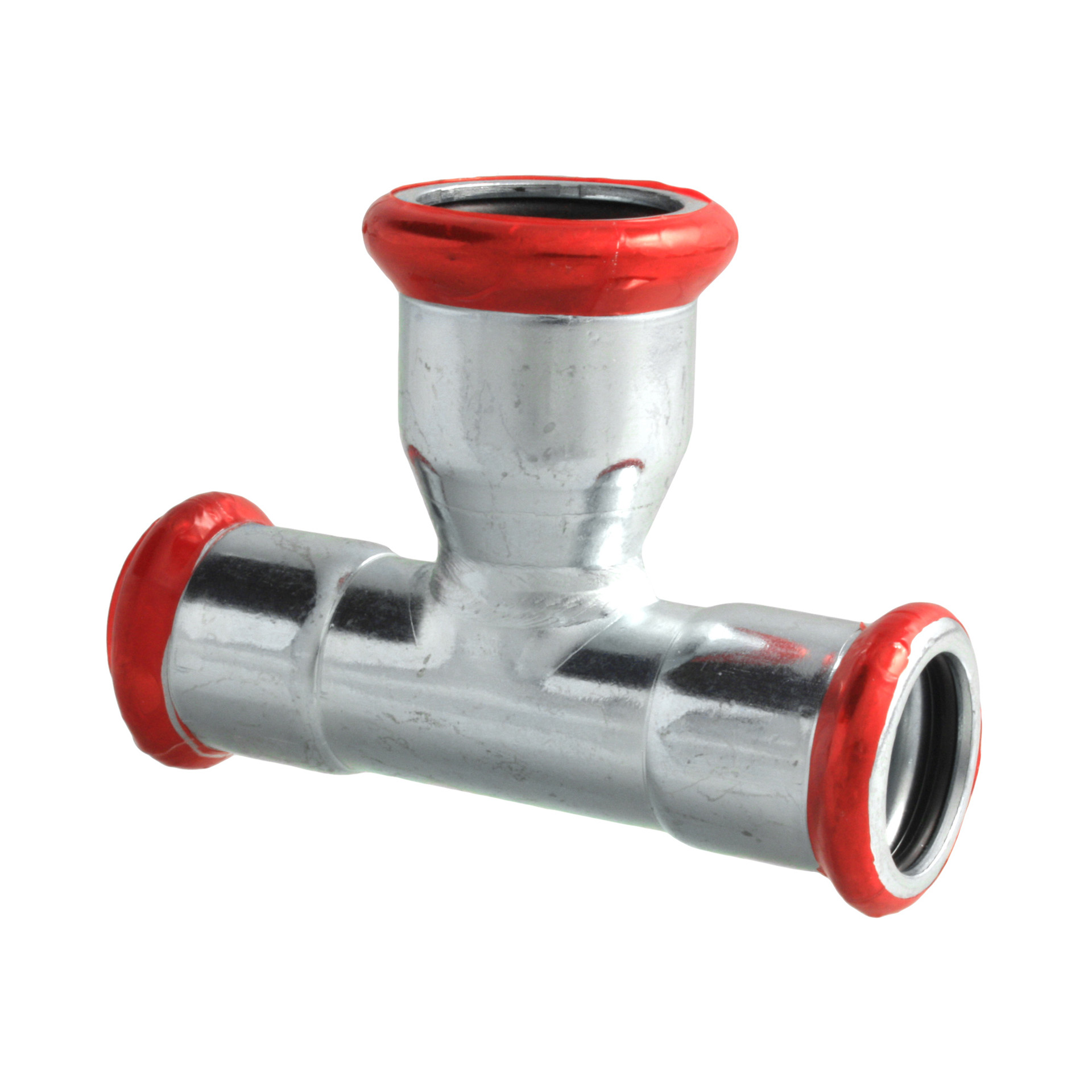 Press acier 'm 'galvanisé t 15 × 22 × 15 c44eclbp – acier électrozingué à sertir