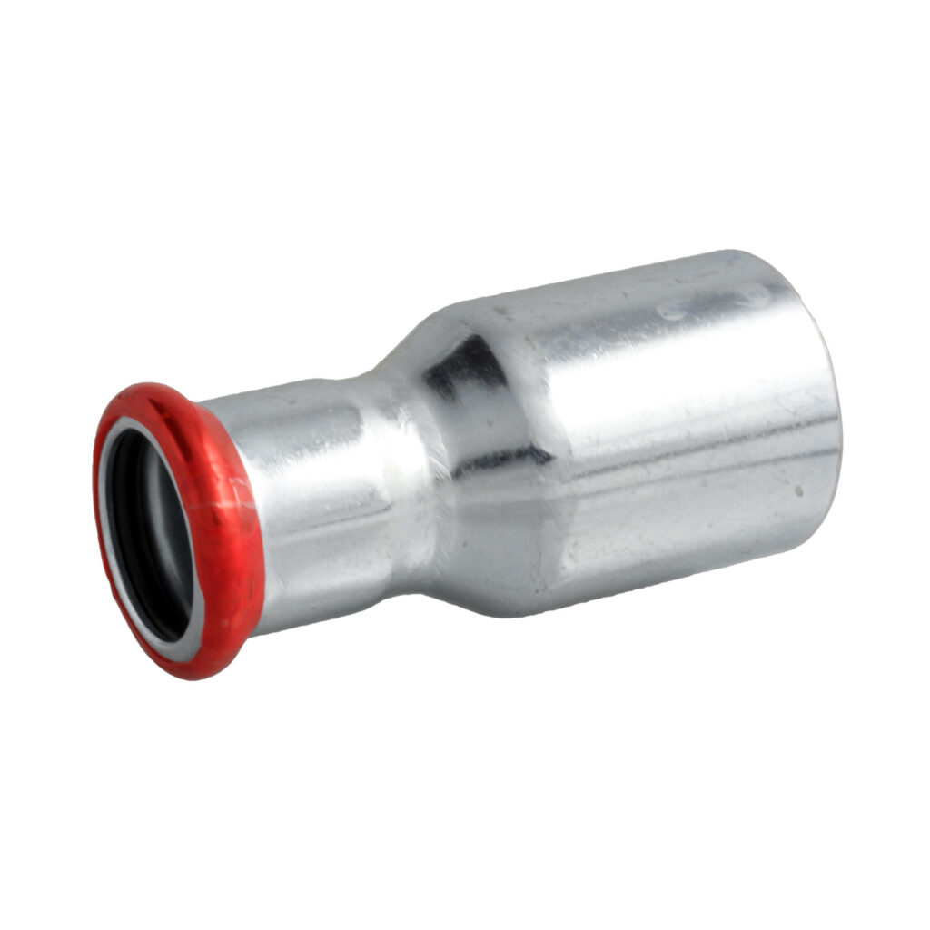Press acier 'm'galvanisé manchon mf 28 × 22 c12felbp – acier électrozingué à sertir