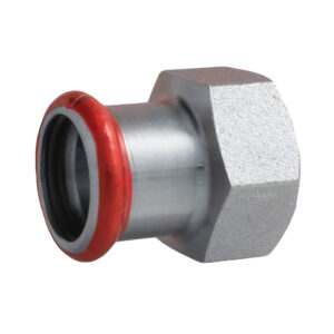 Press acier 'm 'galvanisé raccord droit f1/2 × 15 mm c80pclbp – acier électrozingué à sertir