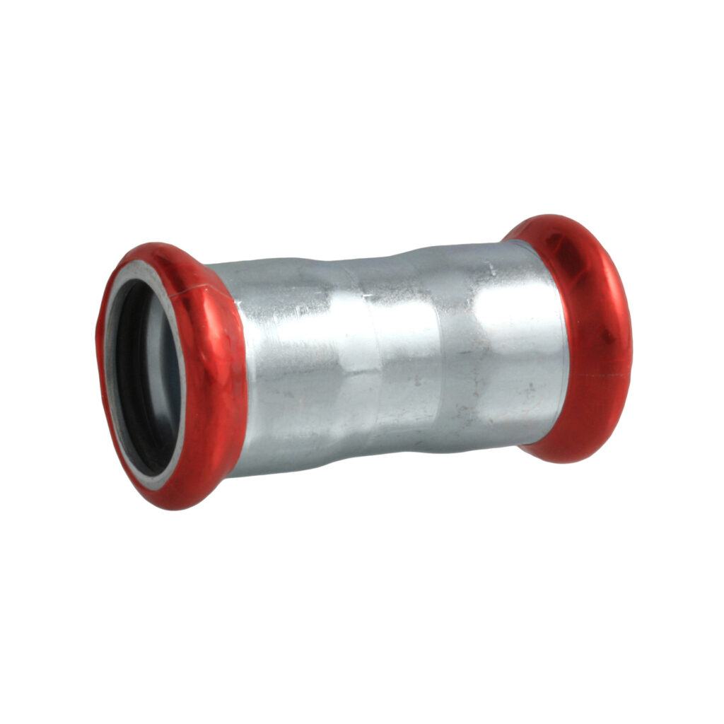 Press acier 'm 'galvanisé raccord droit 28 × 28 mm c10aflbp – acier électrozingué à sertir