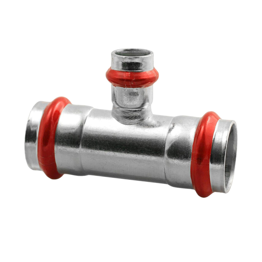 Press acier 'v'galvanisé t 28 × 22 × 28 c41efvilbp – acier électrozingué à sertir