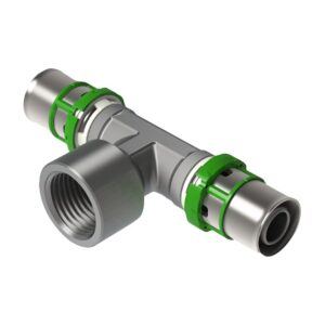 Té à sertir femelle 20 × 3/4" F × 20 731ede//7130gw203420 – multicouche à sertir