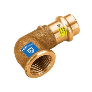 Coude 90° f, filetage rp 1 × 22 rs80901 × 22 – à sertir gaz et eau