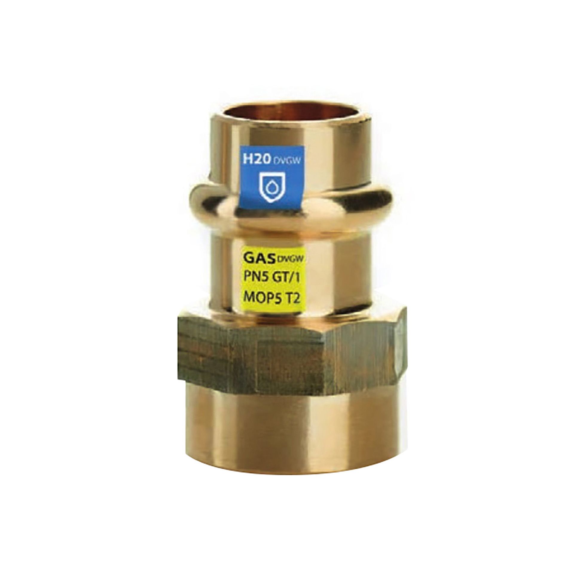Manchon f, filetage rp 1/2" × 22 – à sertir gaz et eau