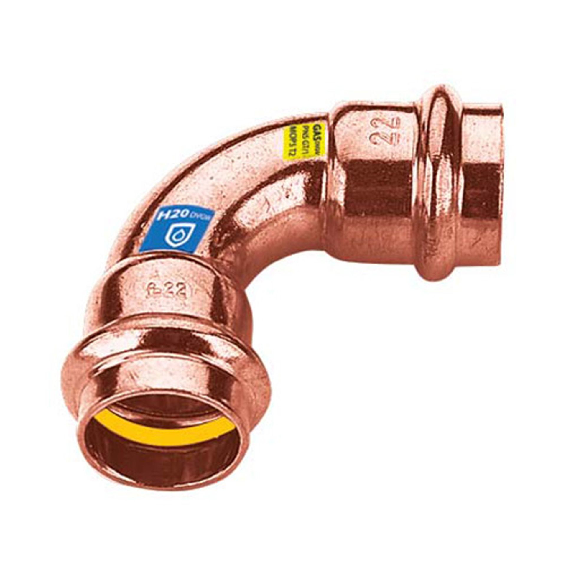 Coude 90° ff 28 – à sertir gaz et eau