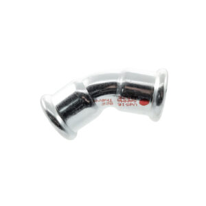 Courbe ff 45° t041 15 (réf sanha 24041 15) – acier électrozingué à sertir