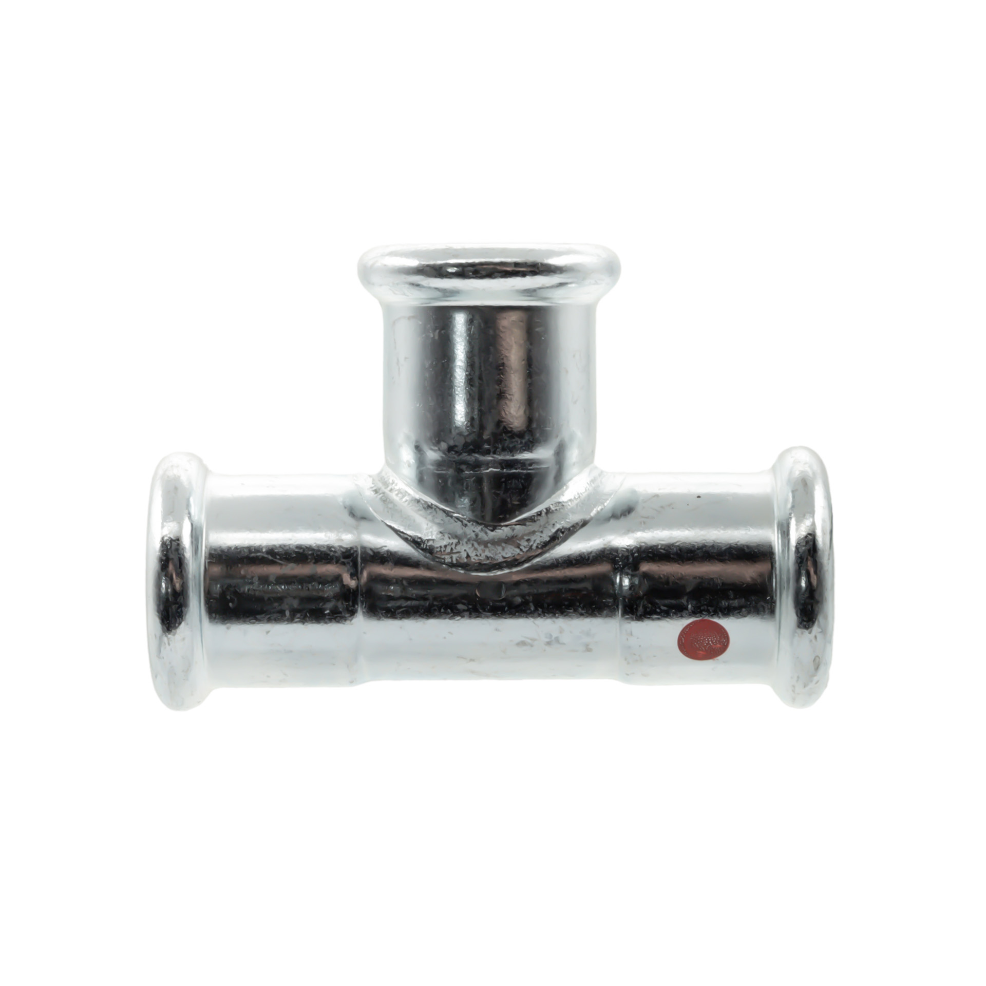 Té t130 18 (réf sanha 24130 18) – acier électrozingué à sertir