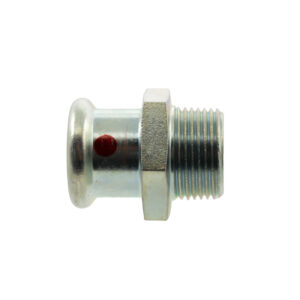 Manchon t243 1/2" M/F × 18 (réf sanha 24243 1/2" × 18) – acier électrozingué à sertir