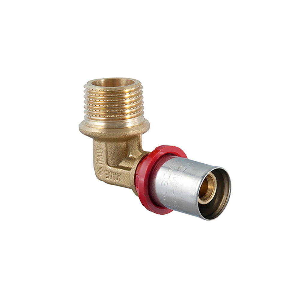 Coude à sertir 1/2" M × 20 – multicouche à sertir