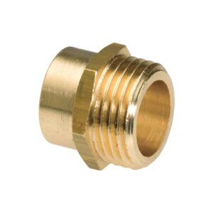 Raccord droit laiton 8246 1" M × 28 – cuivre à souder