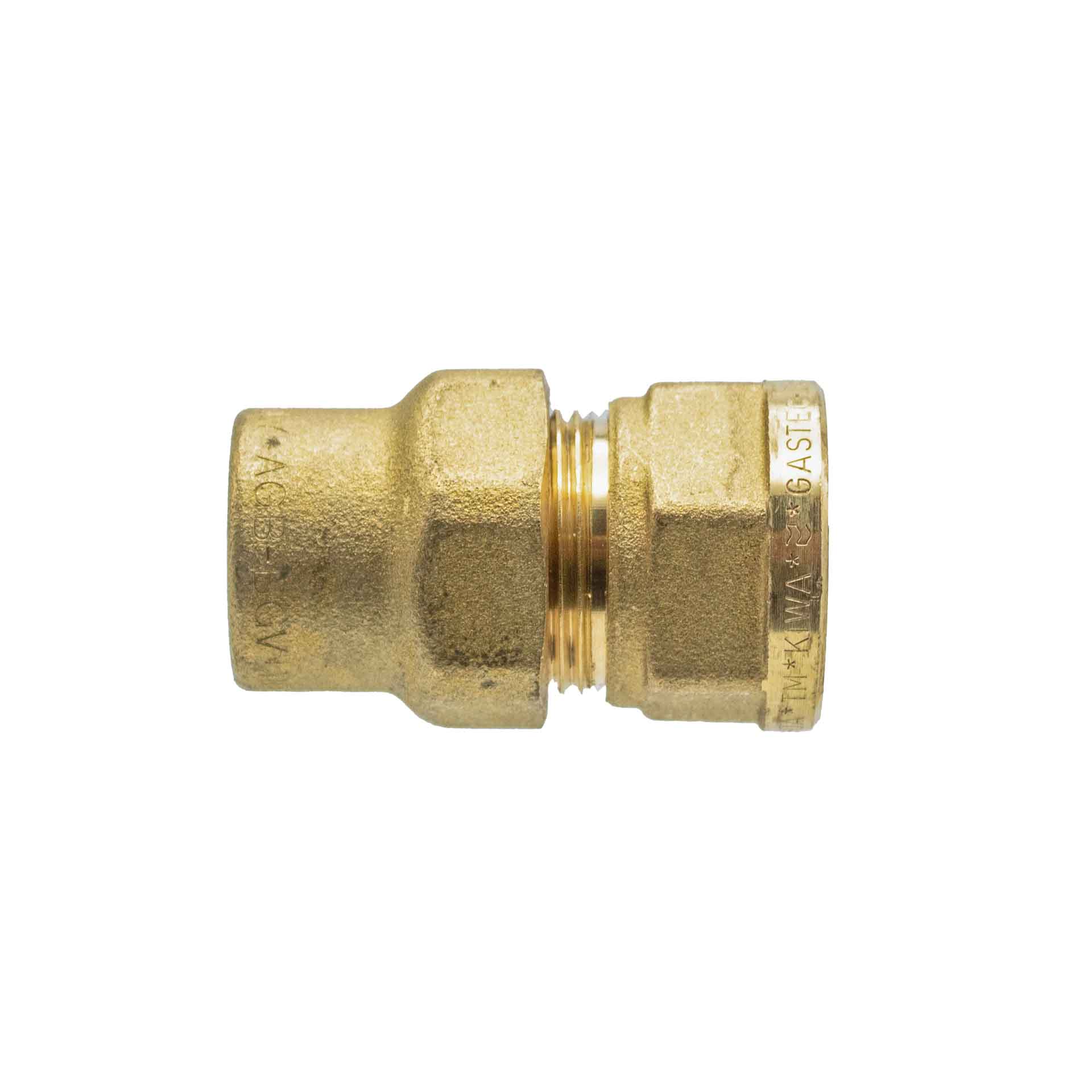 Raccord droit bicône gaz bg280 3/4" F × 18