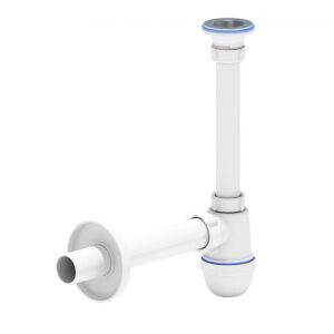 Siphon bouteille pour lavabo avec crépine Ø 40 mm – chrome