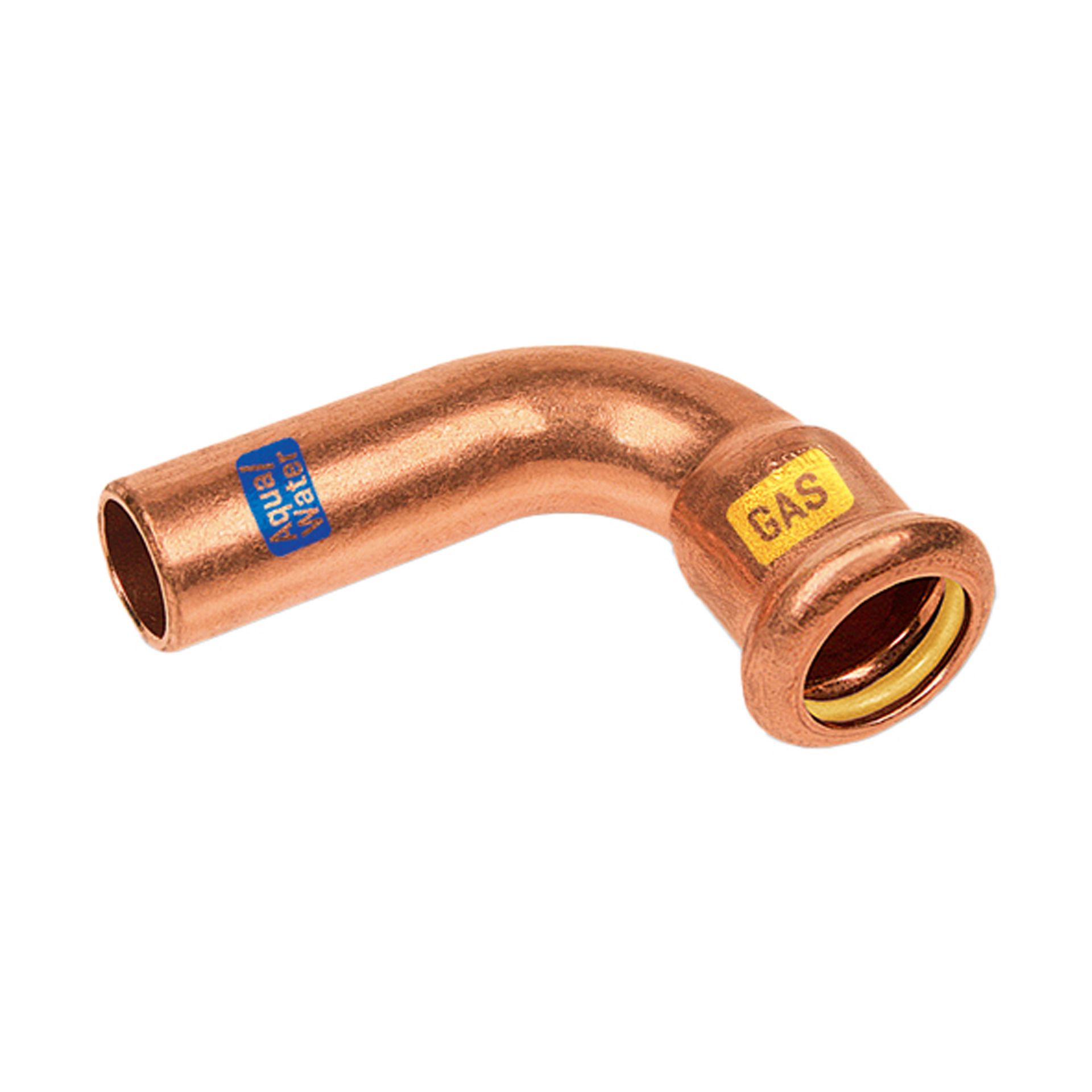 Hydrogas courbe 90° m/f 22 – à sertir gaz et eau