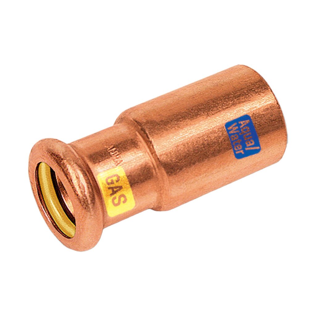 Hydrogas manchon réduit m/f 22ax15 – à sertir gaz et eau
