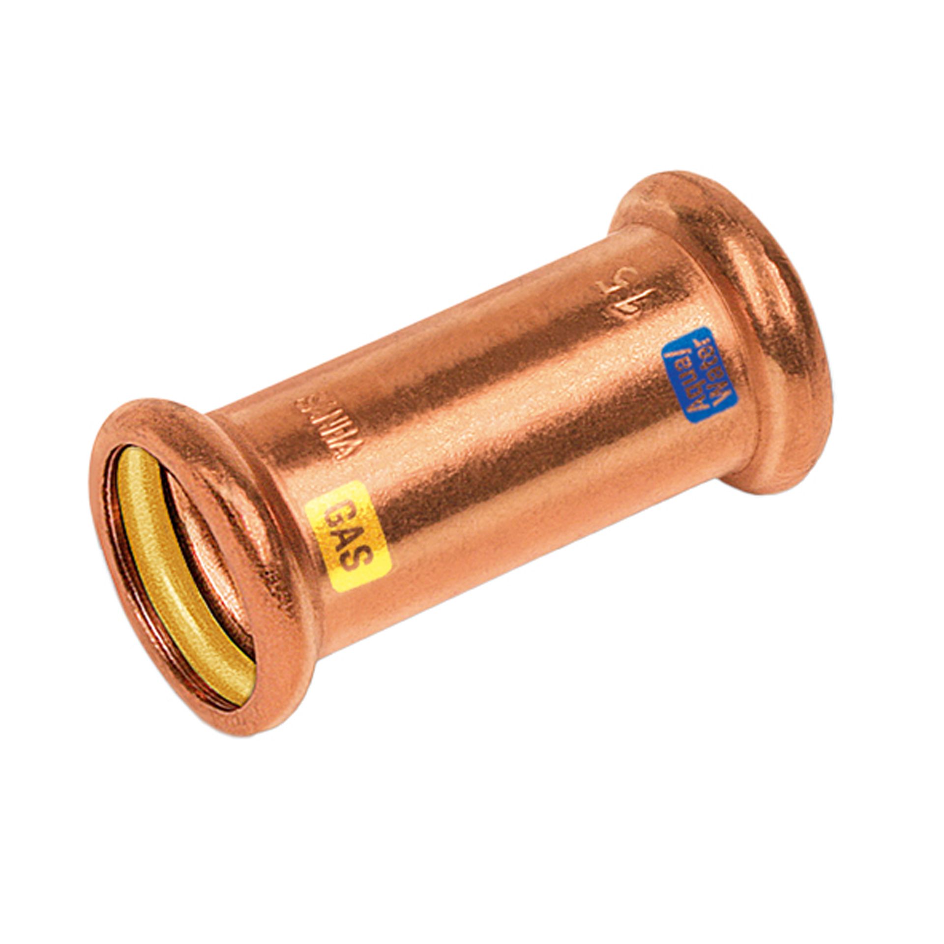 Hydrogas manchon coulissant, f/f 28 – à sertir gaz et eau