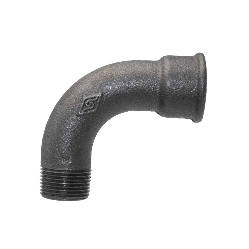 Courbe 1 1/4" M/F noir (réf 1 1/4" noir)