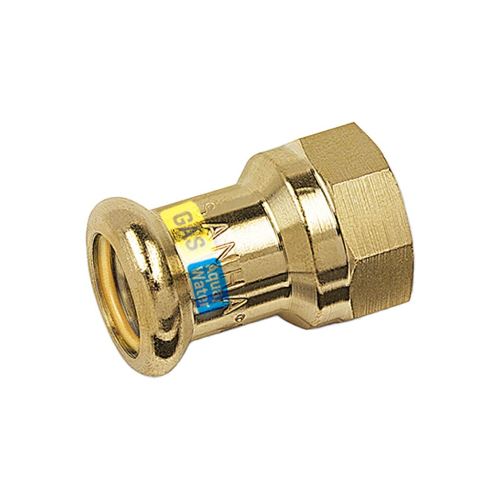 Hydrogas manchon, fileté f 18 × 1/2" – à sertir gaz et eau