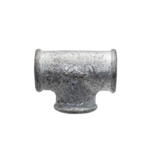 Té 130 1" × 3/4" × 1"fff galva (réf 130 1" × 3/4" × 1" galva)