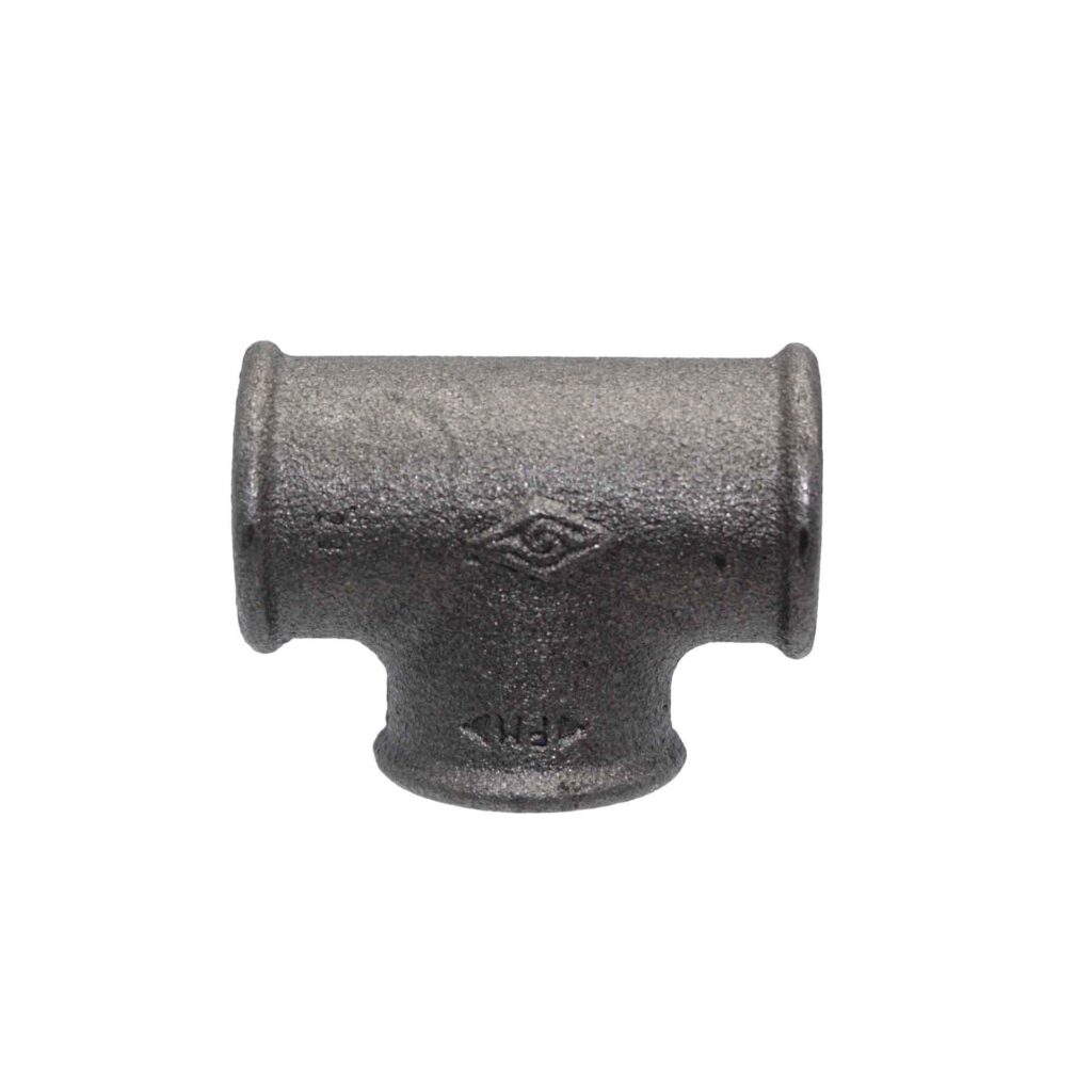 Té 130 3/8fff noir (réf 130 3/8" noir)
