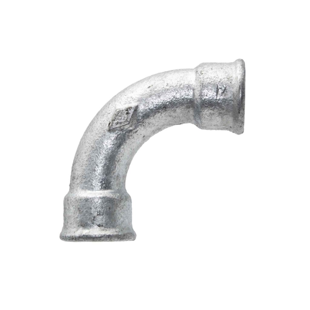 Courbe 2 2" F/F galva (réf 2 2" galva)