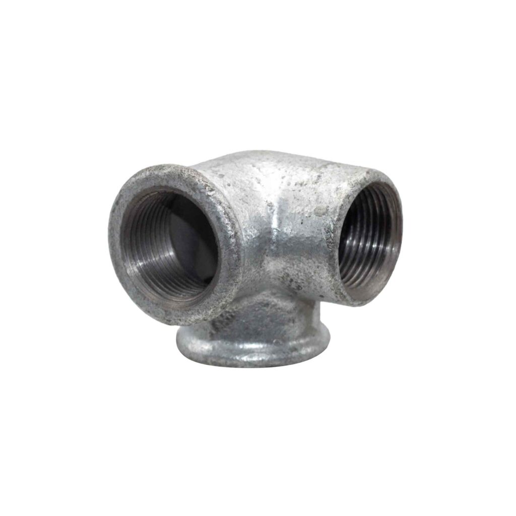 Coude a 3 voies 221 5/4" galva (réf 221 5/4" galva)