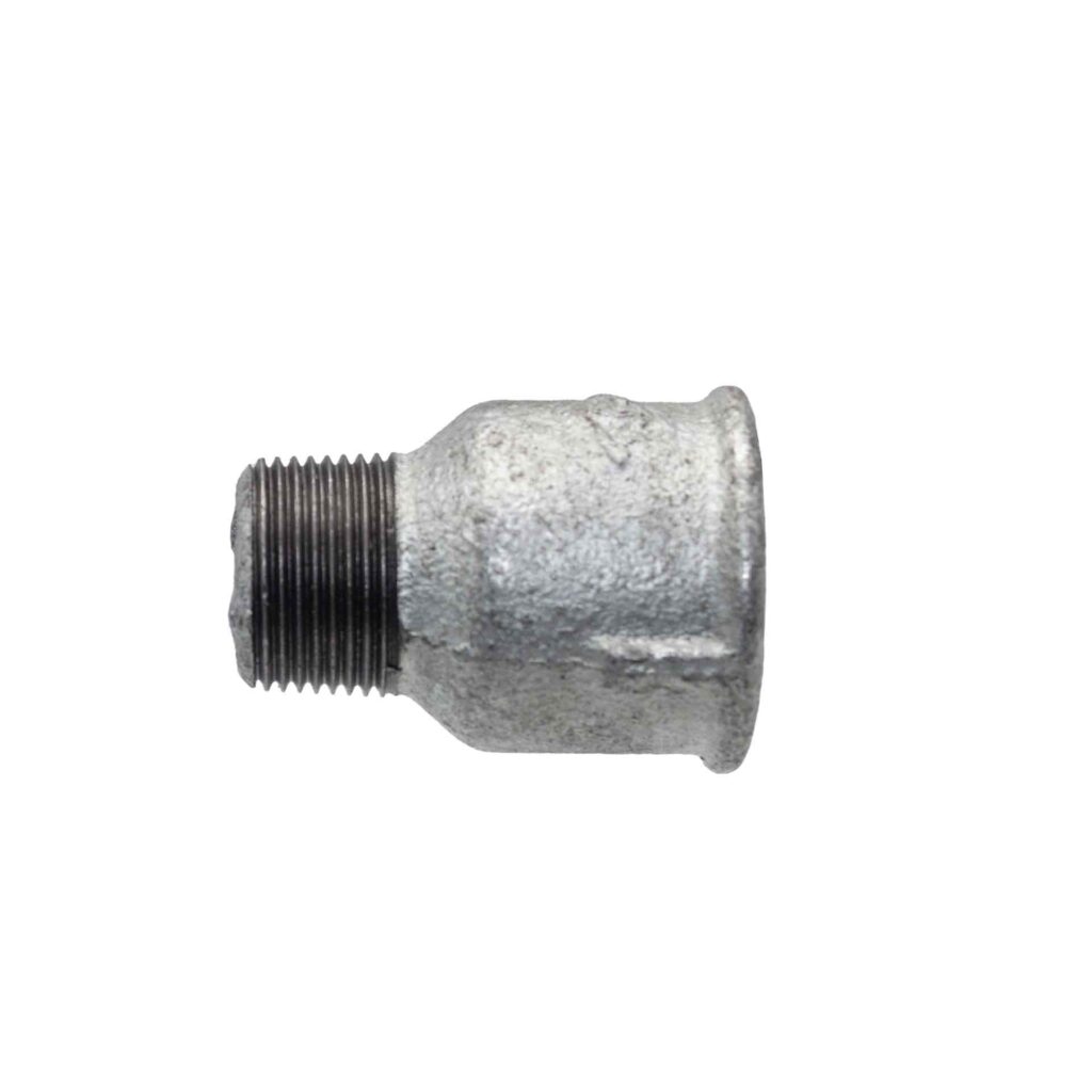 Manchon réduit 246 1/2" F × 3/8" M galva (réf 246 1/2" × 3/8" galva)