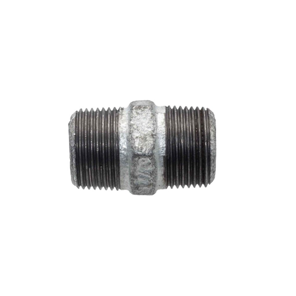 Mamelon 280 3/8" M/M galva (réf 280 3/8" M/M galva)