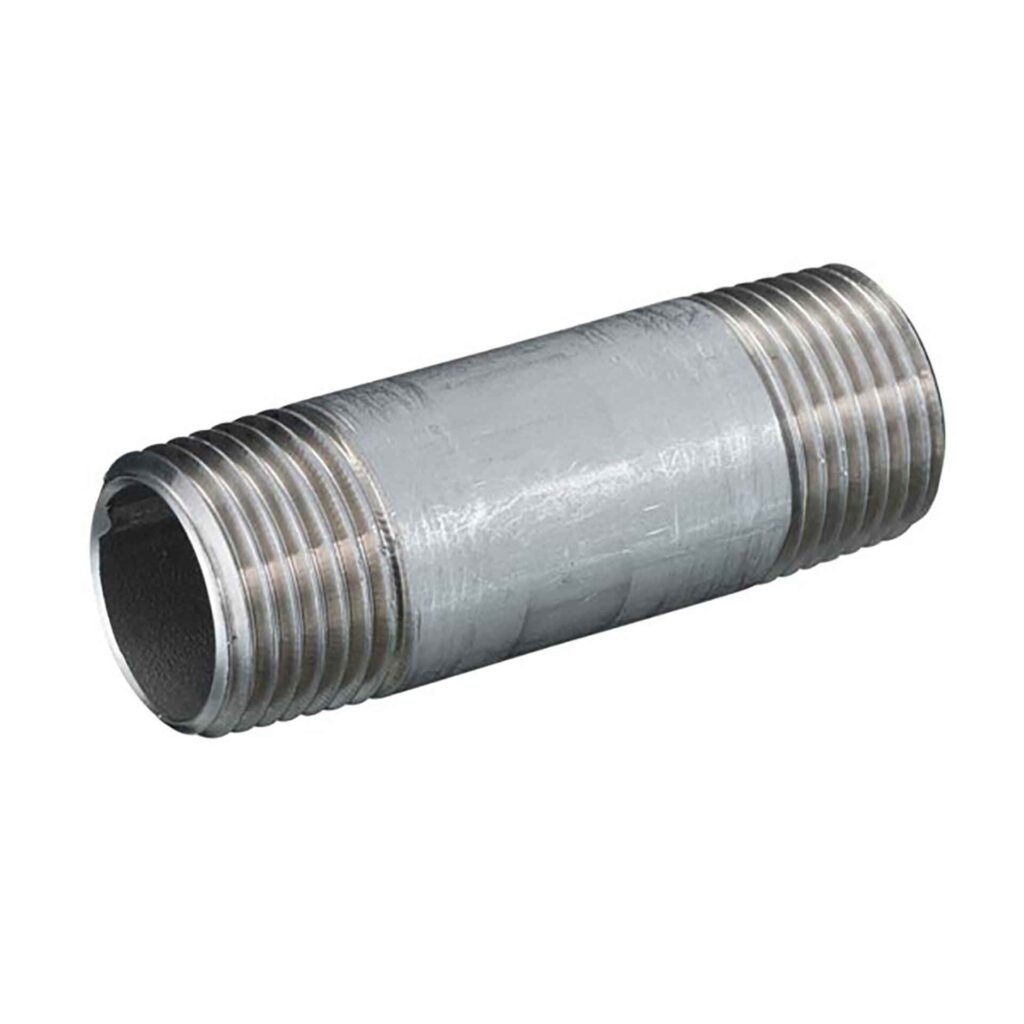 Bout fileté 298 1/2" × 80 mm galva
