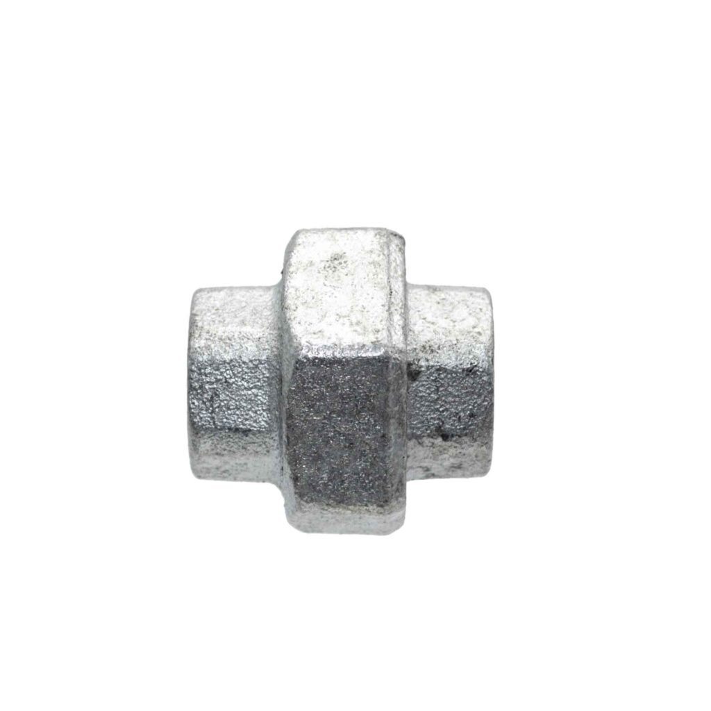 Raccord union 340 1/4" F/F galva (réf 340 1/4" galva)