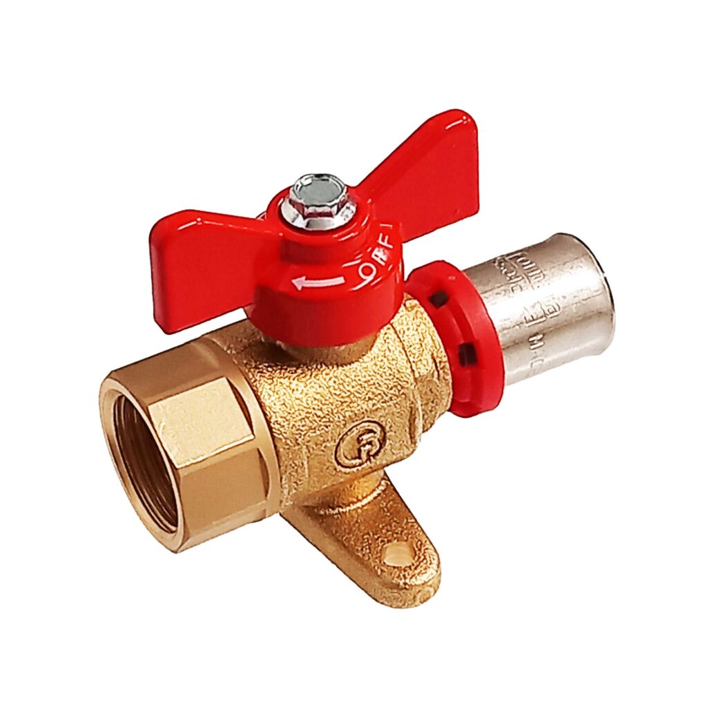 Robinet a bille à sertir 1/2" F × 20 5s1191220 – multicouche à sertir