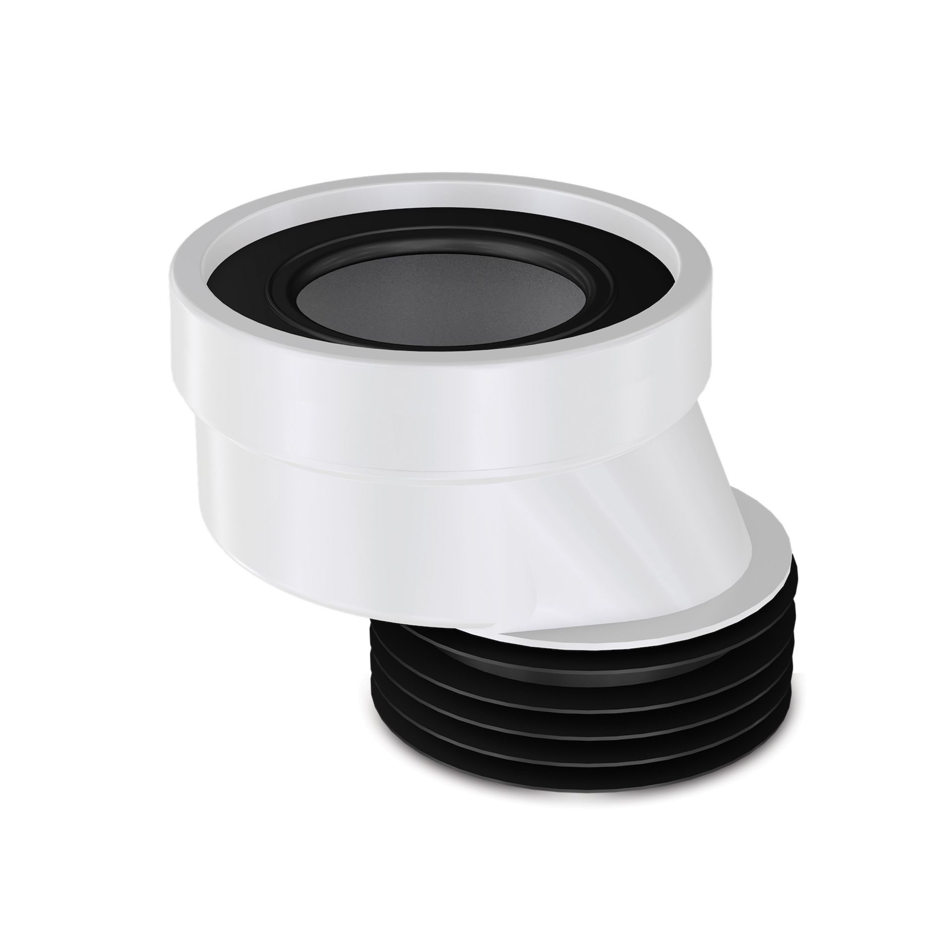 Manchon WC excentrique 4 cm