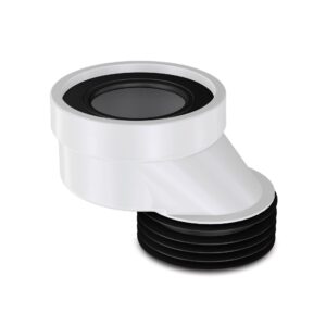 Manchon WC excentrique 6 cm