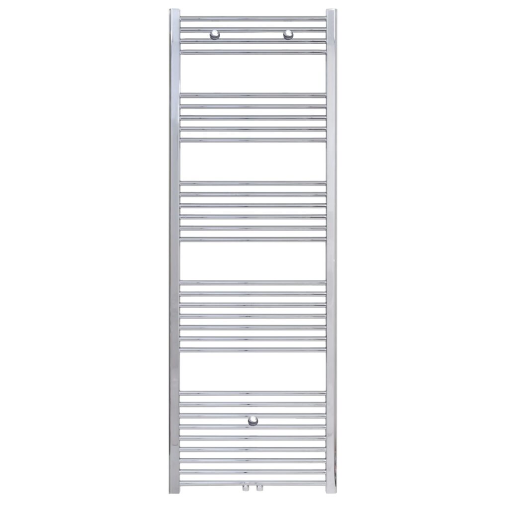 Sèche-serviettes Belrad – chrome – 1800 × 500 mm – 575 W – raccordement central