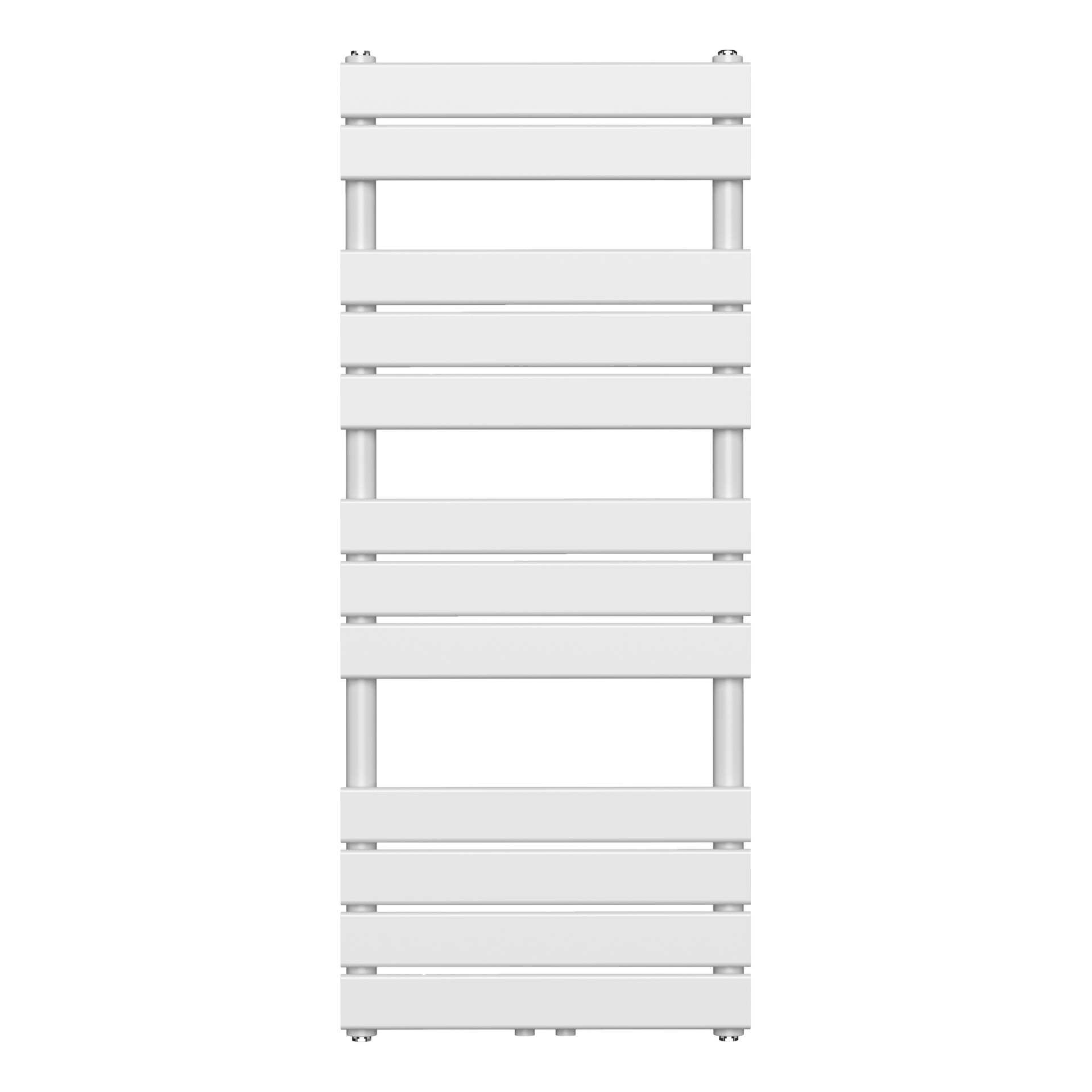 Sèche-serviettes Belrad – blanc – 1200 × 500 mm – 593 W – raccordement central