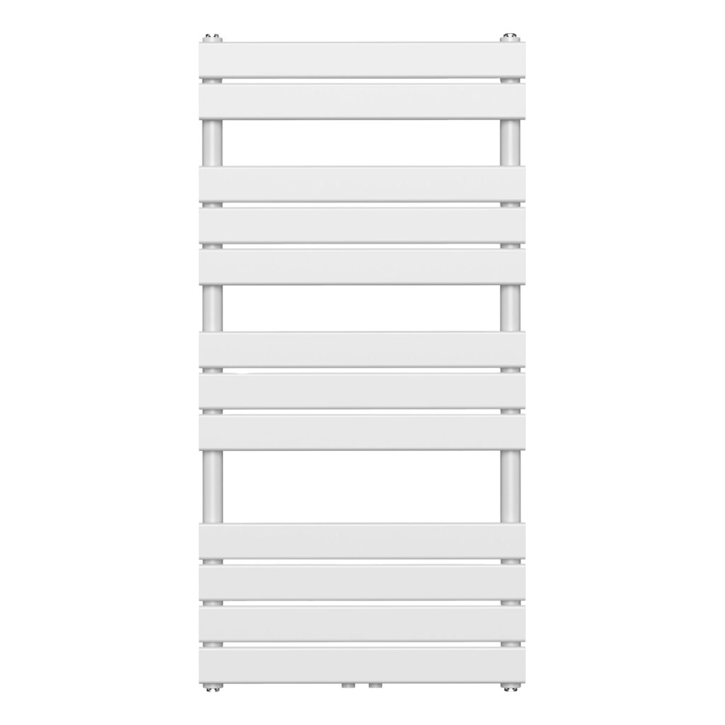Sèche-serviettes Belrad – blanc – 1200 × 600 mm – 681 W – raccordement central