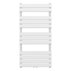 Sèche-serviettes Belrad – blanc – 1200 × 600 mm – 681 W – raccordement central