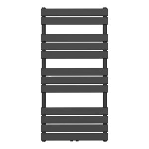 Sèche-serviettes Belrad – noir – 1200 × 600 mm – 681 W – raccordement central