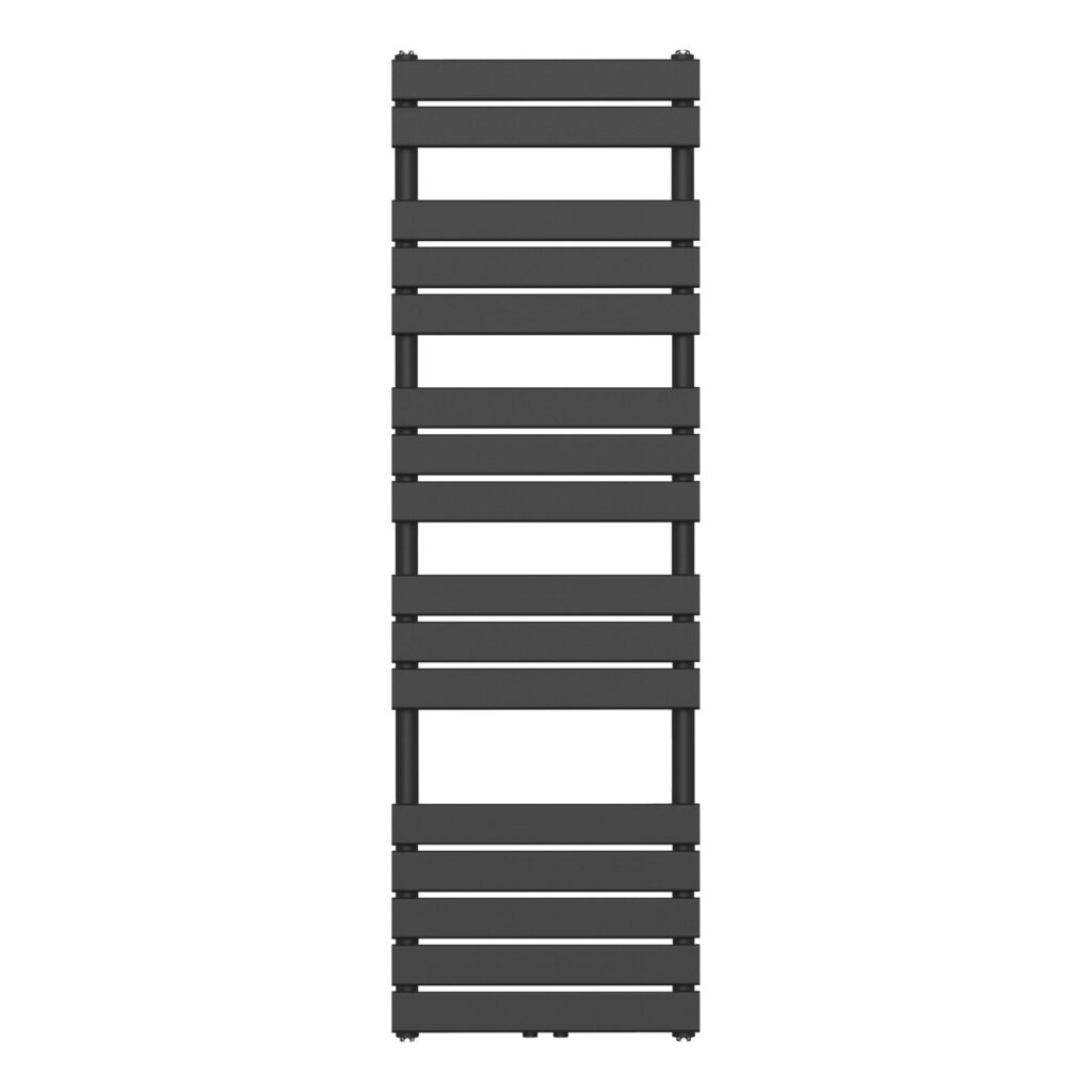 Sèche-serviettes Belrad – noir – 1600 × 500 mm – 791 W – raccordement central