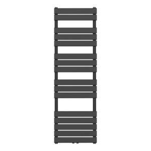 Sèche-serviettes Belrad – noir – 1600 × 500 mm – 791 W – raccordement central